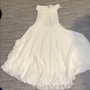 High neck flowy tank